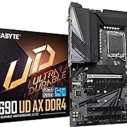 GIGABYTE Z690 UD AX DDR4 (LGA 1700/ Intel Z690/ ATX/ DDR4/ Triple M.2/ PCIe 5.0/ USB 3.2 Gen2X2/ Type-C/WiFi 6/2.5GbE LAN/Motherboard)-2