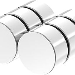AplysiaTech N52-3/4" D x 3/8" H - 6 Pack, Very Powerful Rare Earth Magnets, Large Super Strong Neodymium Disc Magnets for Fridge, DIY, Building, Scientific, Craft, and Office Mighty Magnet-image-28