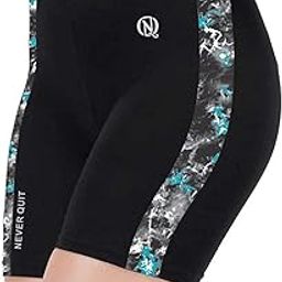 Women�s Swim Shorts- Athletic Compression Shorts Ladies Board Shorts (Large, Blue)-image-88