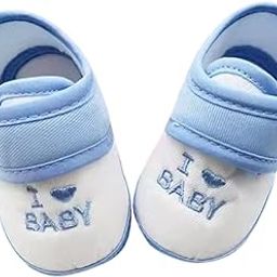 Newborn Baby Booties for All-Day Comfort – Soft Cotton Crib Shoes with “I BABY” Embroidery – Unisex Infant Booties (0-6 month) Pack of 1-picture-49