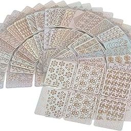 VELURA 24 Pieces Nail Art Tip Tape Guide Stencil Hollow Sticker Manicure DIY Tool|1 Set Cosmetic 3 Pieces|Nail Art Accessories| Nail Care, Manicure & Pedicure-image-58