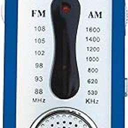Naxa Nr721bl Am/fm Mini Pocket Radio With Speaker blue-23