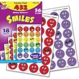 Stinky Stickers Variety Pack, Smiles, 432/Pack-0