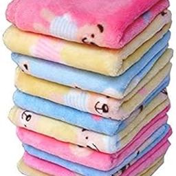 Women's Soft face Cotton Towel Handkerchief with Cute Cartoon Prints (Multicolour) - Pack of 6-image-34