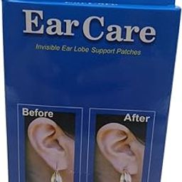 Earring Wala Transparent Ear Lobe Patch Clear Adhesive Lifters for Heavy Earrings Soft Invisible Strips for Stretched Earlobes Comfortable Fit Secure Hold | 10 pieces |-image-24
