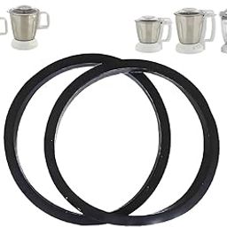 Mixer grinder jar Medium/Big Jar gaskets suitable for "PANASONIC/NATIONAL PANASONIC" Mixer Grinder Jars | Mixer Grinder Replacement Parts (2 Units, Black) (Medium/Big Gaskets_12.6 cm)-image-74
