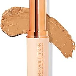Makeup Revolution Fast Base Dewy Stick Foundation- F12, Dark Brown Luminous Foundation Stick | Non-Toxic, Cruelty-Free, Clean Makeup 6.2g-13