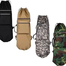 HEAVENGLOW Skateboard Backpack Bag Adjustable Straps Skate Pouch Longboard Carry Case Black | Outdoor Sports | Skateboarding & Longboarding | Clothing, Shoes & Accessories | Protective Gear-image-72