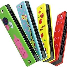 SubiMouIQ Wooden Mouth Organ for Kids | Fun and Easy Musical Instrument for Young Musicians ( Pack of 4) 3+ Years-18