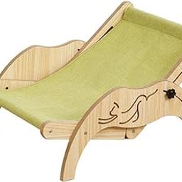 LOOM TREE Cat Hammock Bed Adjustable Cat Lounge Chair for Bunny Dogs Small Animal Cloth-image-40