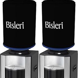 Heart Home Camper Cover | Rexine Water Dispenser Cover | Water Dispenser Protective Cover | Dust & Spill Protector Dispenser Cover | Round Water Camper Cover | Pack of 2 | Black-image-62