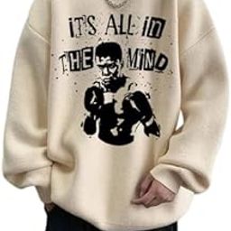 Unisex Sweatshirt Mens Black White Hip Hop Punk Pullover Streetwear Casual Fashion Clothes Mens Regular Korean Harajuku-picture-20