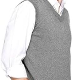 Mayanshi Creations Men's Half Sleeves V Neck Solid Woolen Sweater for Winter_MENSSWEATER9-image-27