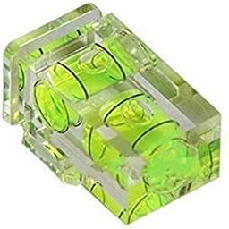 Eatech Double Dual 2 Axis Double Bubble Spirit Level Gradienter Flash Light Hot Shoe Cover for Digital Film Camera DSLR SLR Photography Accessories (Green)-14