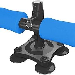 MYADDICTION® Portable Sit Up Bar 4 Suction Cups Adjustable Ab Exerciser Trainer Blue-10