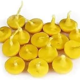 Ready to Use Ghee Diya Wicks | Pure Cotton Ghee Batti for Pooja & Aarti | Long Lasting Clean Flame | Eco-Friendly Wicks for Temple and Home Rituals (Pack of 40)-image-20