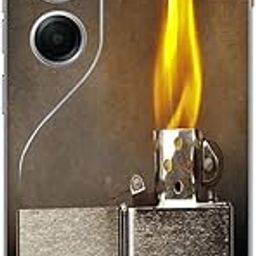 GADGETS WRAP Printed Vinyl Skin Sticker Decal for Tecno Camon 40 - Zippo Lighter Lit Multicolor-image-39
