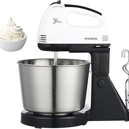 Electric Whisk for Home, Stand Mixer with Butter Bucket, Handheld Convertible Whisk with 2 Whisks, 2 Dough Hooks, Kitchen Baking Tools-image-24