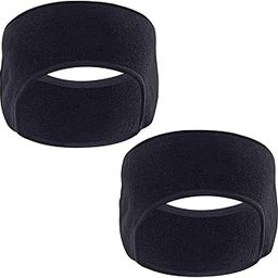 Fleece Ear Warmers Headband/Ear Muffs - Winter Headbands for Adults, Unisex Men & Women - Stay Warm & Cozy With Thermal Polar Fleece & Performance Stretch (Black+Black)-image-62
