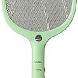 Mosquito Racket | 2-in-1 Electric Mosquito Killer Racket with UV Light | 1200mAh Rechargeable Mosquito Bat | Lightweight & Handheld Mosquito Racket with Stand | Mosquito Racket (Green)-picture-13