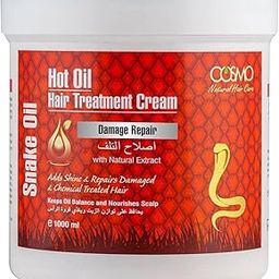 Cosmo Hot Oil Hair Treatment Cream Snake Oil 1000ml | Damage Repair | Adds Shine & Repairs Damaged and Chemical Treated Hair | Natural Hair Care-image-45