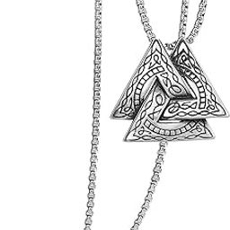 Metal Silver Biker Large Stylish Mens Fashion Locket With Box Chain Pendant Necklace Chain Gift For Men Boys SPnL202507-image-39