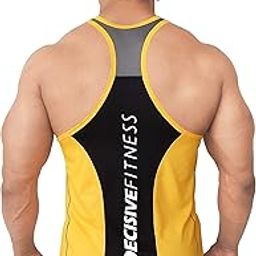 Fitness Designer Gym Stringer Vest, Gym Vest, Racer Y Back, Sports Tank Tops, Sando for Men-image-76