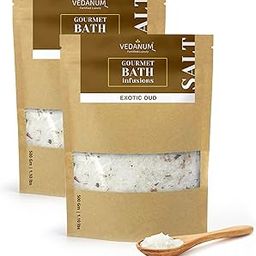 Fortified Aromatic Epsom Salt Infused with Arabic Oud Oil and Minerals for Muscle Relief, Skin Treatment, Body Massage, Relaxing, and Pain Relief 1 KG Pack-image-2