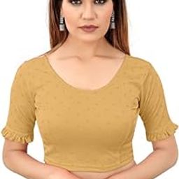 Colorful Street Cotton Stretchable Designer Blouse with Freel Sleeves-image-35