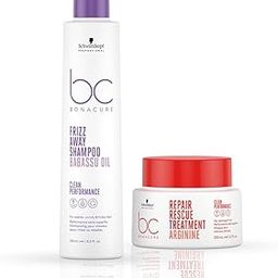 Schwarzkopf Professional Bc Keratin Smooth Perfect Micellar Shampoo, Purple, 250 ml and Bc Peptide Repair Rescue Treatment, Red, 200 ml-picture-33