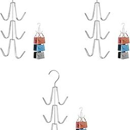 HASTHIP® 3PCS Handbag Organizer Rack Multi Handbags Hanger for Closet Wardrobe Purse Metal Bags Hats-image-17