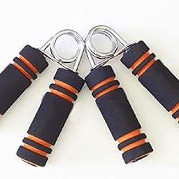 ARTINO Best Foam Hand Grip (Pack of 2) for Training,Exercise and Gym/Men, Women Orange Hand Grip-23