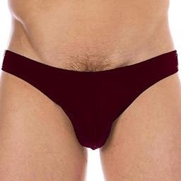 Men’s Cotton Lycra Low Waist Brief | Stretchable & Comfortable Underwear | Stylish Bikini Cut | Breathable Fabric-Maroon-picture-38