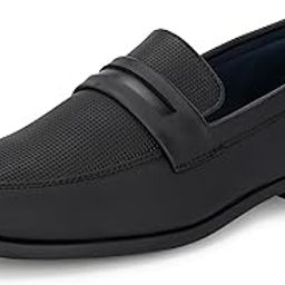 Slip-On Men's Formal Shoe | Stylish with Soft Cushioned Insole | Trendy Non Lace-Up Design | Perfect for Formal Wear (9703)-image-88