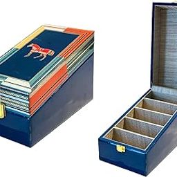 IZZHAAR Mustang Tea Storage Box | Decorative MDF Tea Bag Organizer Gift Set | Handcrafted for Kitchen, Dinning Table, Home Decor, Living Room, Gifting & Restaurants-image-18