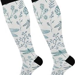 Unisex Compression Crew Knee High Sock Long Athletic Soft Circulation Socks-picture-16