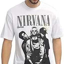 captcha Men's Oversized Tshirt in White Color - Nirvana-picture-0