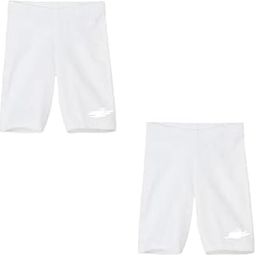 Woman's White Cotton Cycling Shorts Combo (Pack of 2)-24