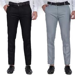 SUCHEH Men's Reguler Fit Polycotton Trouser Pant's Formal Trouser Casual Trouser Pant.-picture-12