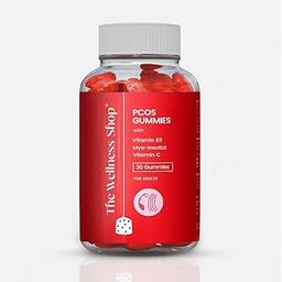 The Wellness Shop PCOS Support Gummies for Women, Hormonal Balance and Menstrual Health Supplement-image-61