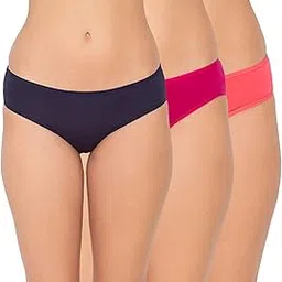 candyskin Bikini Style Cotton Underwear for Women Mid Rise Hipster Panties - Comfort and Style(Pack of 3, Multicolor)-picture-42
