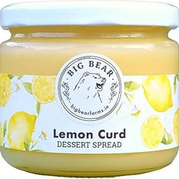 Big Bear Farms Lemon Curd Dessert Spread, 100% Natural, No Artificial preservatives, Homemade in Himachal, 315 Grams, Pack of 1-image-45