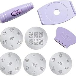 Express Professional Nail Polish Art kit for Decoration Stamping Design Decals Paint Stamp Kit-50
