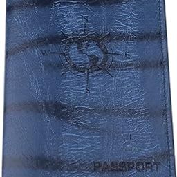 Travel Passport Holder Cover Wallet Organiser for Men & Women (Blue)-image-85
