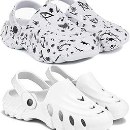 Combo Pack of 2 Slipper/Flip Flops/Slides/Clogs/Sandals with Adjustable Back Strap for Men (Cl-N11,Cl-100)-picture-2