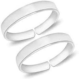 925 Plain Simple Comfortable Silver Toe Rings in Pure 92.5 Sterling Silver for Women (Leg Thumb Ring) - 6 gram-image-23