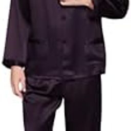 Men Satin Purple Night Suit Full Sleeve-image-9