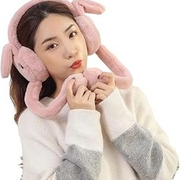 Earmuffs Cute Plush Animal Ear Warmers for Women & Girls | Fluffy Furry Ear Muffs for Winter | Fluffy Furry Ear Muffs | Adorable Bunny Fluffy Ear Warmers-image-99