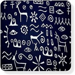 Pure Cotton Tribal Design Printed Fabric Material for Women Length 2.5 Meters Width 44 Inches (IB)-picture-18