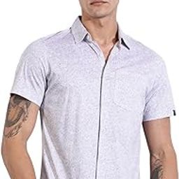 Men's Cotton Slim Fit Half Sleeve Printed Knitted Shirt - Stylish, Comfortable, Breathable Fabric, Trendy Design for Casual and Semi-Formal Wear-image-13